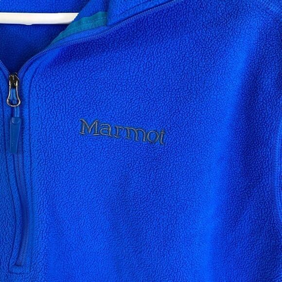 MARMOT Women's Fleece Jacket Blue Size M Medium - Picture 3 of 9